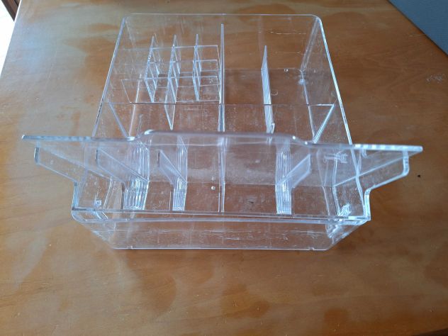 Organizer trucchi Ikea GodMorgon in plastica trasparente - Foto 3