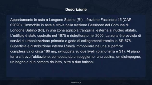 Immobile in asta di 186 m² con più di 5 locali in vendita a Longone Sabino - Foto 11