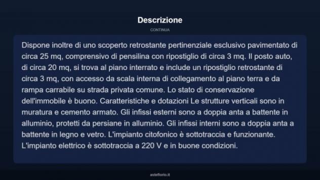 Immobile in asta di 105 m², box auto in vendita a Uggiano la Chiesa - Foto 7