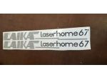 adesivi per camper laika laserhome 67 due elementi come in foto