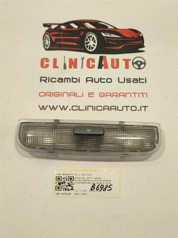PLAFONIERA POSTERIORE AUDI A3 Serie (8P1) 8P0947111A CDA (0812)