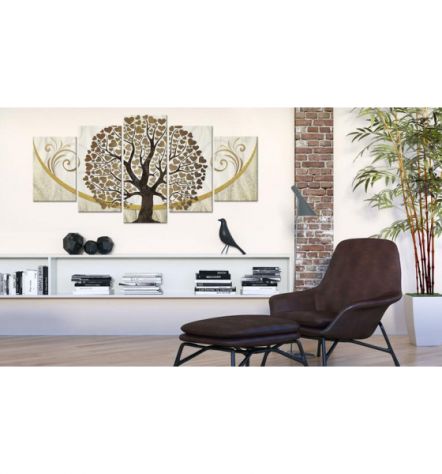 Quadro Albero A Cuoricini 100x50 E 200x100 ARREDALACASQA - Foto 2