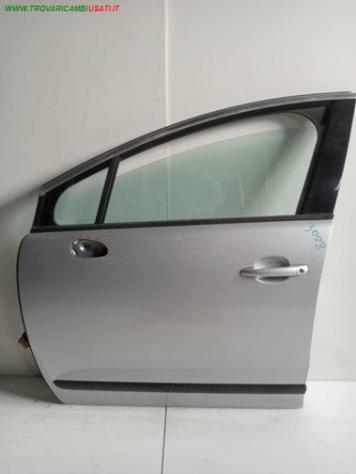PORTA ANT.S. GR. MET. AL/SE 999-U1308388 Carrozzeria  Lamierati esterni  Porte  Porta ant. sx. PEUGEOT - 3008 - 01-02-2014 - 01-08-2016, PEUGEOT - 300