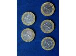 Lotto375- francia 10 francs 5 monete vedi foto e descrizione