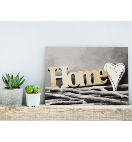 Quadro Fai Da Te 60x40 Cm. Home N.7 Arredalacasa Spedizione Gratis - Foto 2