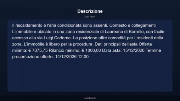 Immobile in asta di 55 m² in vendita a Laureana di Borrello - Foto 4