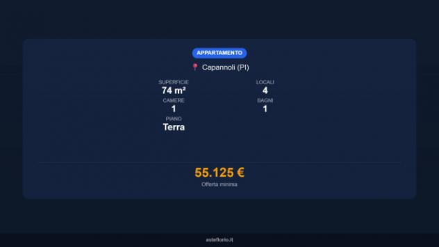 Immobile in asta di 74 m², box auto in vendita a Capannoli - Foto 16