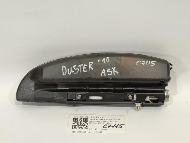 AIRBAG SEDILE SINISTRO DACIA Duster 1° Serie 8200724241B K9K896 (1017) - Foto 3