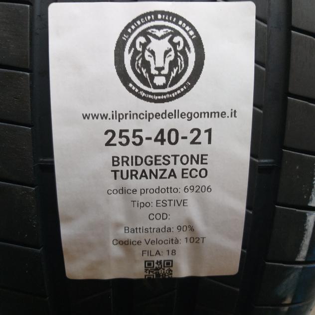 2 GOMME 255 40 21 BRIDGESTONE A69206 - Foto 2