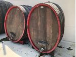 2 Botti in Legno di Grandi Dimensioni - Stile Rustico, Funzionanti, 2.500 Litri