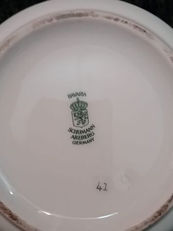 BELLA ELEGANTE COPPIA VASI ANTICHI CERAMICA DIPINTI DORATI PERFETTE CONDIZIONI - Foto 6