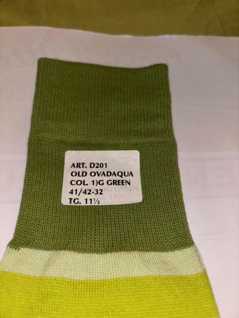 CALZE LUNGHE NUOVE MAI USATE FIRMATE ORIGINALI”V.K. NAGRANI”DA UOMO,N’41/42 - Foto 2
