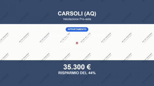 Immobile in asta di 90 m² in vendita a Carsoli
