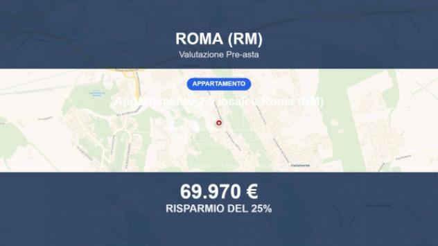 Immobile in asta di 56 m², box auto in vendita a Roma