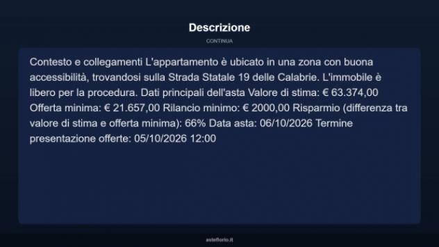 Immobile in asta di 146 m² in vendita a Torano Castello - Foto 13