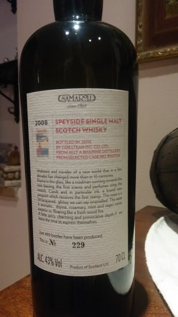 Selez.Samaroli 2008 Speyside Whisky Single Malt - Foto 2