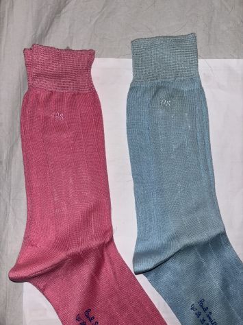 2 PAIA DI CALZE NUOVE DA UOMO LEGGERE FIRMATE ORIGINALI:”PAUL SMITH”MADE IN ITAL - Foto 3