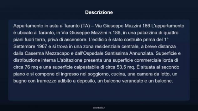 Immobile in asta di 70 m² in vendita a Taranto - Foto 4