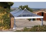 Noleggio Gazebo Pvc bianco, Pvc nero e Crystal trasparenti Milano