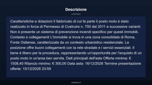 Immobile in asta di 3 m² in vendita a Roma - Foto 4