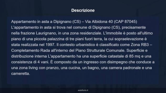 Immobile in asta di 85 m² in vendita a Dipignano - Foto 17