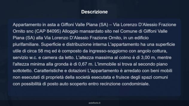 Immobile in asta di 53 m² in vendita a Giffoni Valle Piana - Foto 17