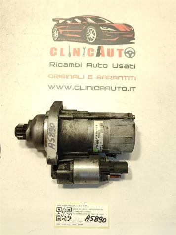 MOTORINO D' AVVIAMENTO AUDI A3 Sportback Serie (8PA) 02M911023N BMM diesel 1968 (0408)