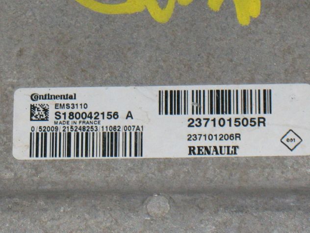 S180042156A ECU Centralina renault clio ems3110 s180042156a 237101505r - Foto 4
