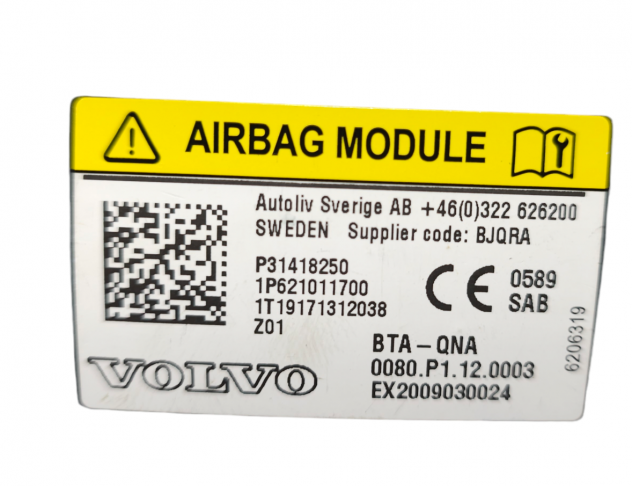 AIRBAG SEDILE DESTRO VOLVO V40 Serie P31418250 (16) - Foto 14