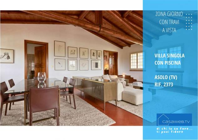 2373 - Villa con piscina e parco ad Asolo (TV) Rif. 2373 - Foto 9
