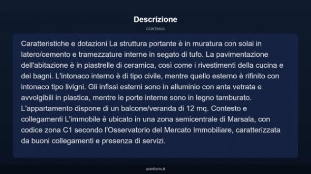 Immobile in asta di 133 m² con più di 5 locali in vendita a Marsala - Foto 16