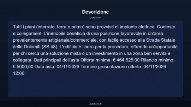 Immobile in asta di 300 m² in vendita a Moena - Foto 8