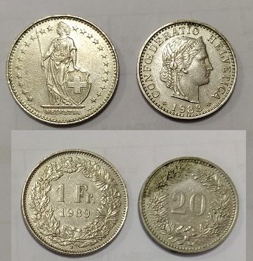 R148- MONETE RARE  - SVIZZERA
