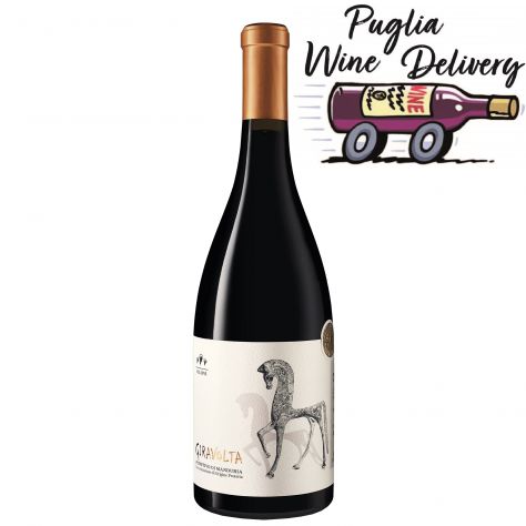 VINO ROSSO PUGLIA PRIMITIVO MANDURIA CANTINE FELLINE "GIRAVOLTA"2017