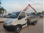 Iveco Daily 35c12 cassone fisso con gru