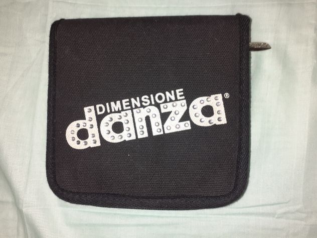 Borsa Porta CD DVD DVX Raccoglitore x 16 dischi Dimensione Danza in tessuto nero