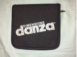 Borsa Porta CD DVD DVX Raccoglitore x 16 dischi Dimensione Danza in tessuto nero