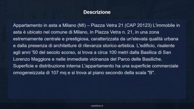 Immobile in asta di 107 m², box auto in vendita a Milano - Foto 16