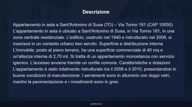 Immobile in asta di 40 m² in vendita a Sant'Antonino di Susa - Foto 17