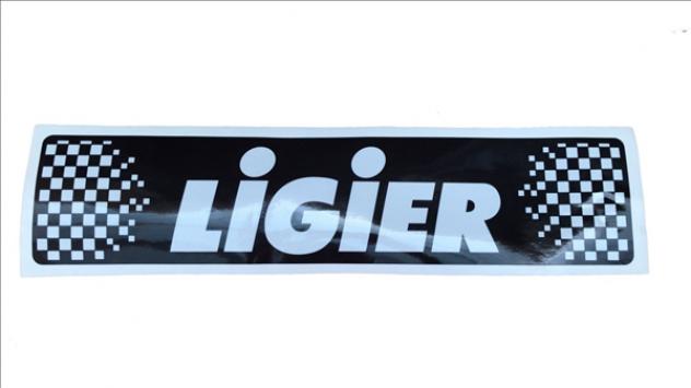 ADESIVO TARGA LIGIER RACE