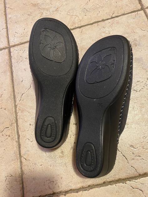Pantofole ciabatte donna in pelle mis 36 NUOVE Green hill - Foto 4
