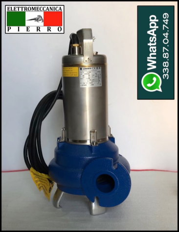 DL109/A LOWARA Elettropompe sommergibili per acque reflue - 600LTmin V400