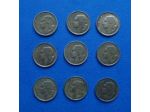 ALFA 117 - FRANCIA 10 FRANCS LOTTO DI 9 MONETE VEDI FOTO E DESCRIZIONE