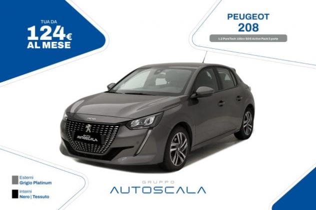 PEUGEOT 208 1.2 PureTech 100cv S&S Active Pack 5 porte rif. 24186371