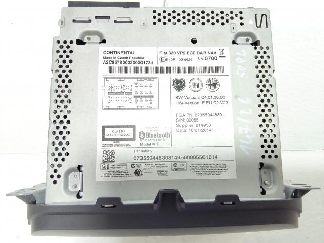 AUTORADIO FIAT 500 L Serie (351_352) 0735594483081 (12) - Foto 4