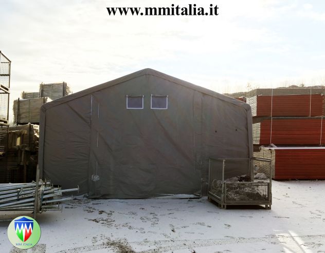 Tenda per Agricoltura 6 x 18 x 2,5/3,59 mt. senza richiesta di permessi - Foto 2