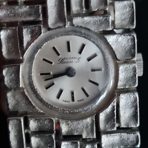 Orologio vintage pendente NUMA Rossi G. 17 Jewels Swiss made meccanico - Foto 4