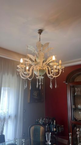 Vendo bellissimo lampadario con pendenti in Swarovski - Foto 3