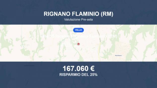 Immobile in asta di 372 m², box auto in vendita a Rignano Flaminio