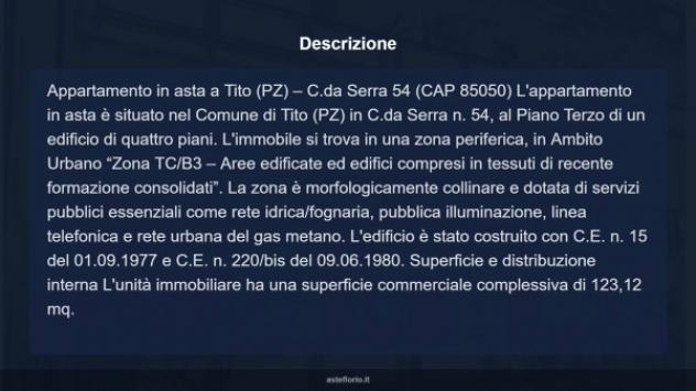 Immobile in asta di 123 m² in vendita a Tito - Foto 12